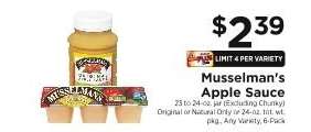 Musselman's Apple Sauce