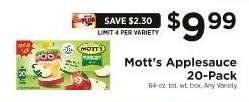Mott's Applesauce 20-Pack