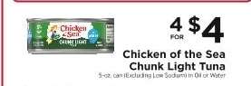 Chicken Of The Sea Chunk Light Tuna