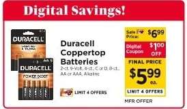 Duracell Coppertop Batteries*