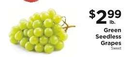 Green Seedless Grapes