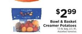 Bowl & Basket Creamer Potatoes