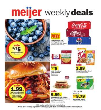 Meijer Flyer - 07/13/2025 - 07/19/2025.