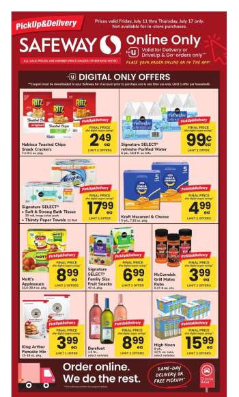 Safeway Flyer - 07/11/2025 - 07/17/2025.