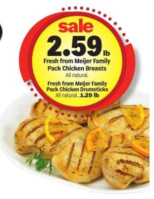 Fresh from Meijer Family Pack Chicken Breasts