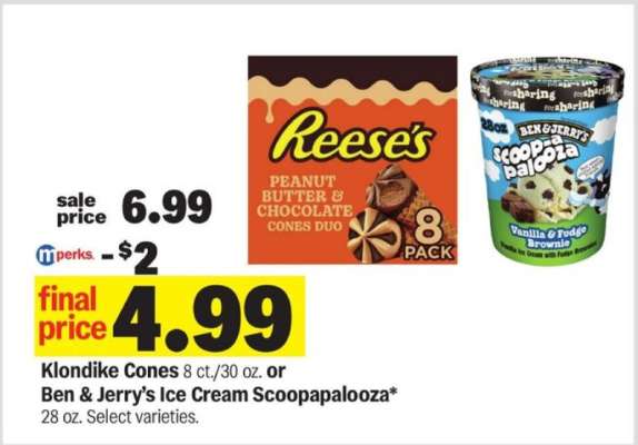 Klondike Cones or Ben & Jerry's Ice Cream Scoopapalooza