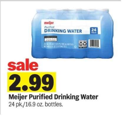 Meijer Purified Drinking Water