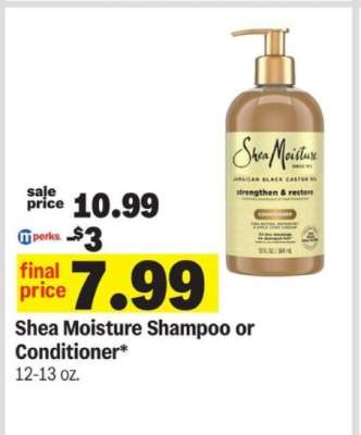 Shea Moisture Shampoo or Conditioner