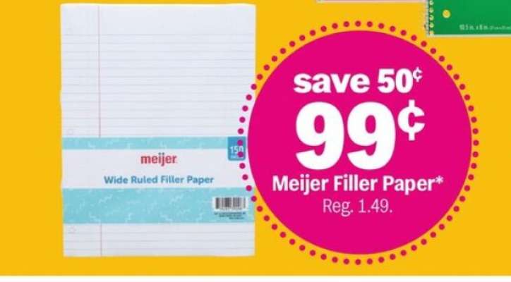 Meijer Filler Paper