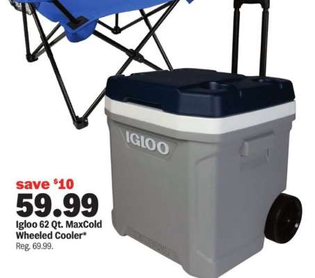 Igloo 62 Qt. MaxCold Wheeled Cooler*