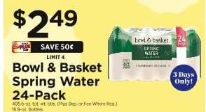 Bowl & Basket Spring Water 24-Pack