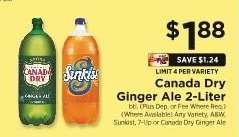 Canada Dry Ginger Ale 2- liter