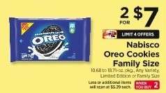 Nabisco Oreo Cookies Family Size
