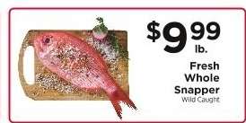 Fresh Whole Snapper
