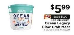 Ocean Legacy Claw Crab Meat