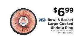 Bowl & Basket Large Cooked Shrimp Ring