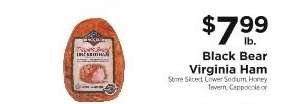 Black Bear Virginia Ham