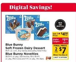 Blue Bunny Soft Frozen Dairy Dessert