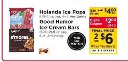 Holanda Ice Pops / Good Humor Ice Cream Bars