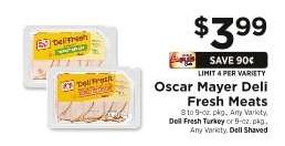 Oscar Mayer Deli Fresh Meats
