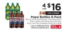 Pepsi Bottles 6-Pack