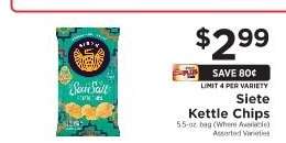 Siete Kettle Chips