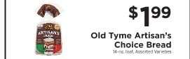 Old Tyme Artisan's Choice Bread