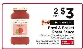Bowl & Basket Pasta Sauce