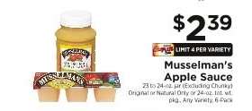 Musselman's Apple Sauce