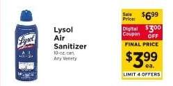Lysol Air Sanitizer