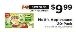 Mott's Applesauce 20-Pack