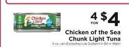 Chicken Of The Sea Chunk Light Tuna