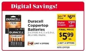 Duracell Coppertop Batteries*