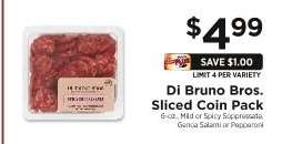 Di Bruno Bros. Sliced Coin Pack