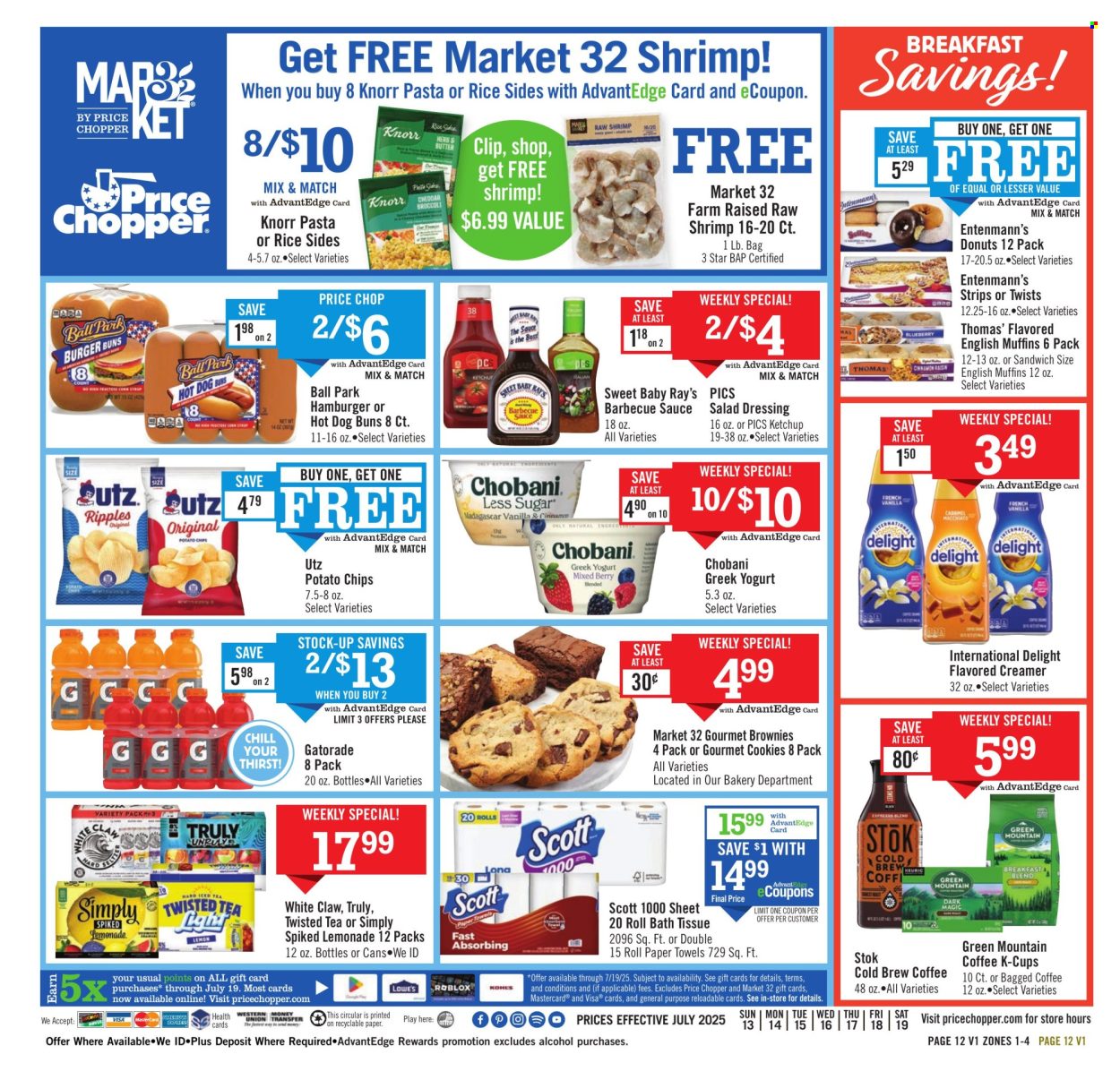 Price Chopper ad - 07/13/2025 - 07/19/2025. Page 12