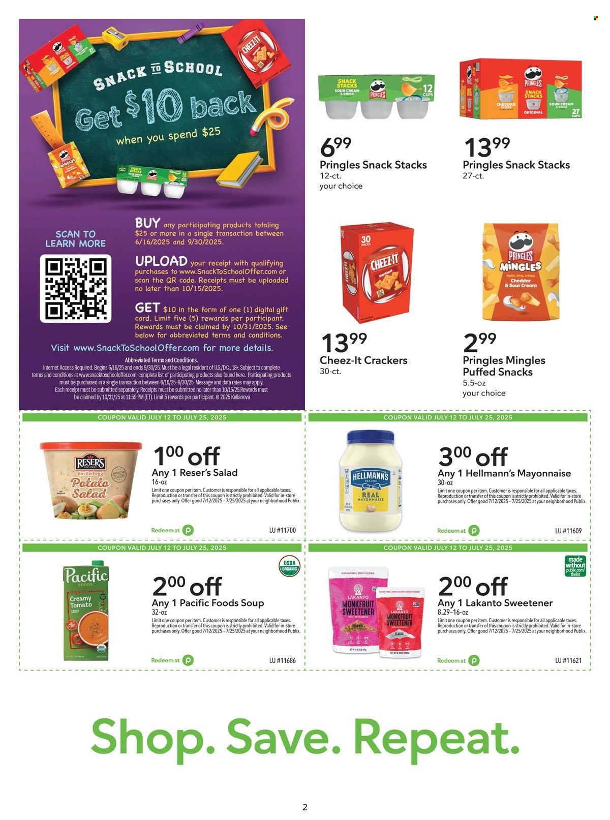Publix ad - 07/12/2025 - 07/25/2025. Page 2