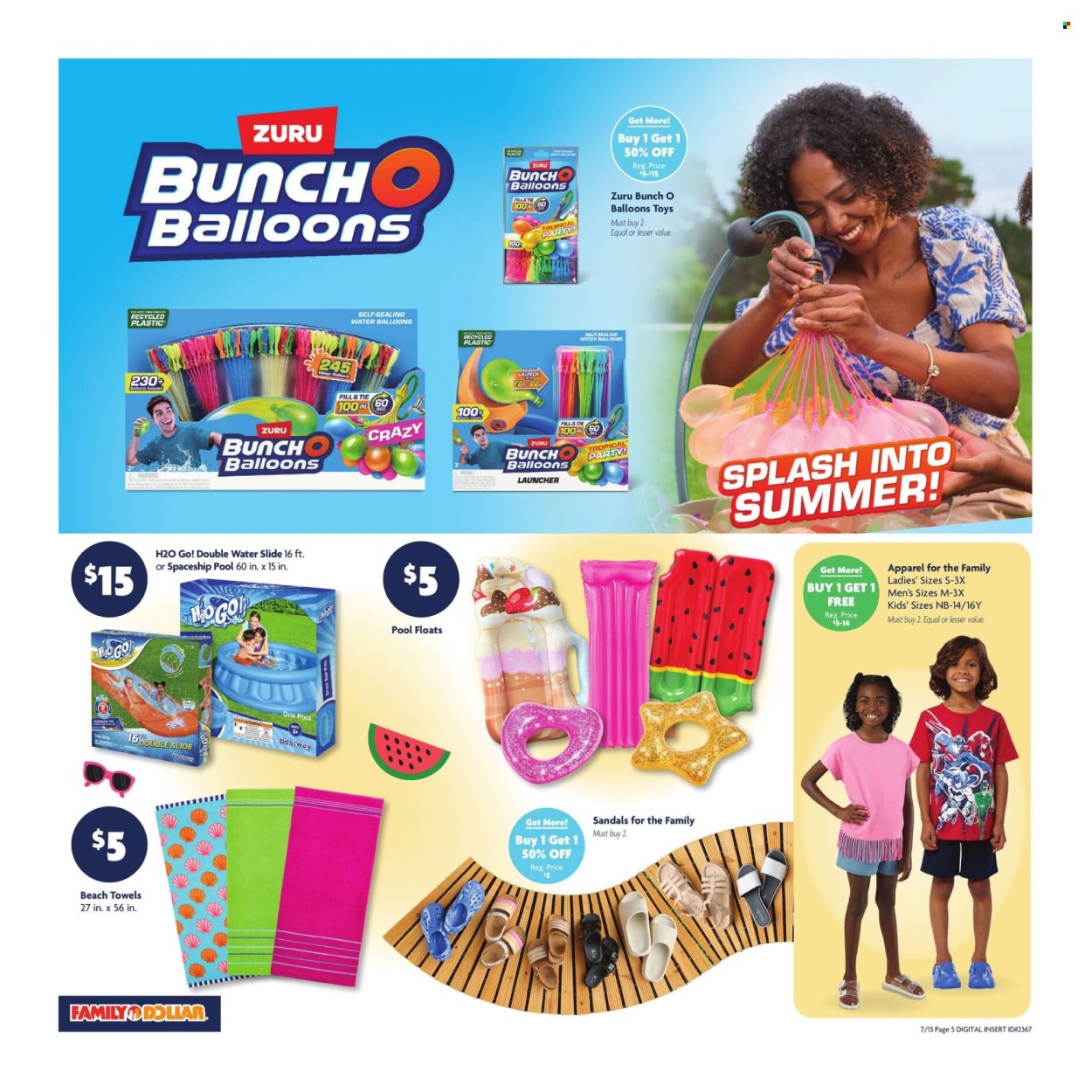 Family Dollar ad - 07/13/2025 - 07/19/2025. Page 5