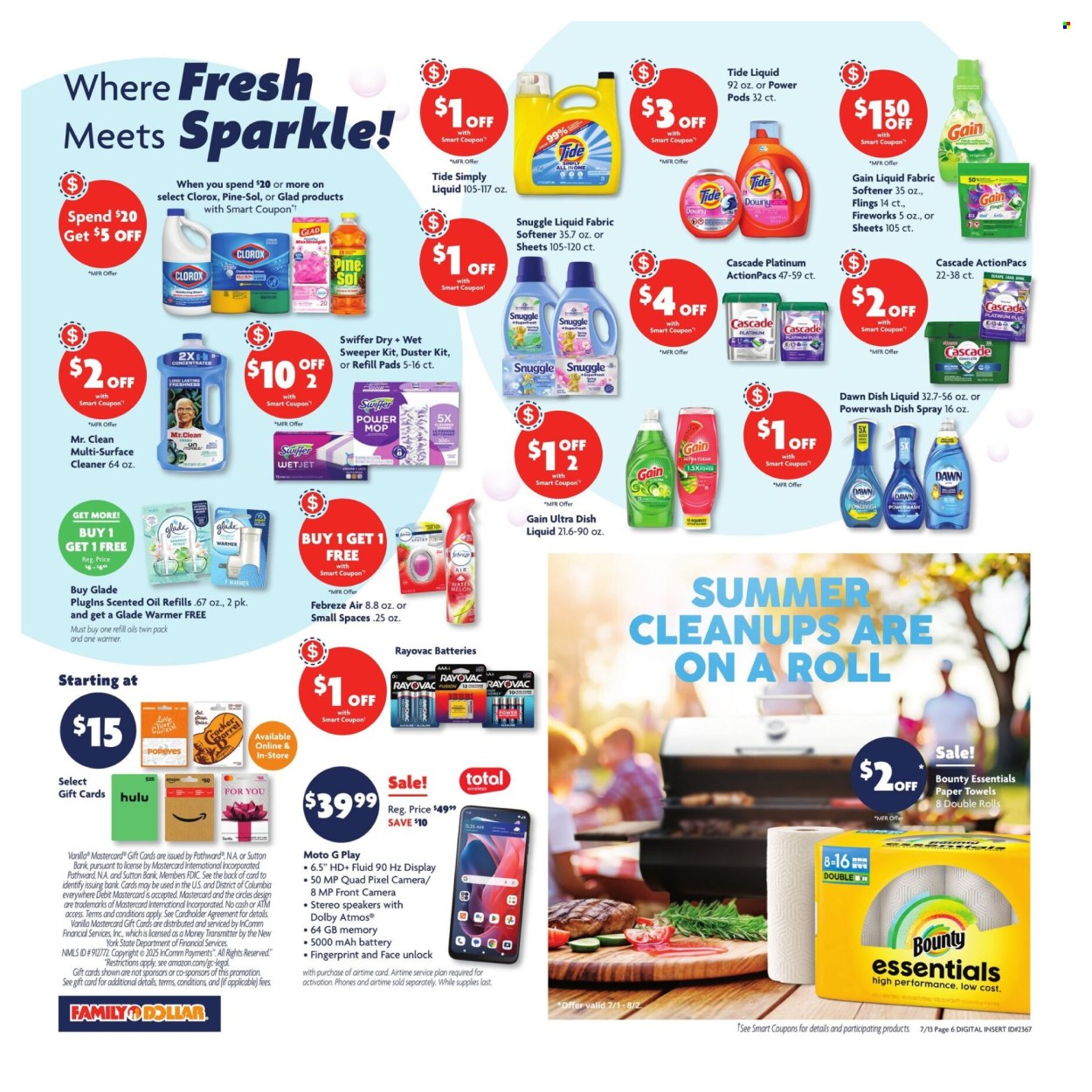 Family Dollar ad - 07/13/2025 - 07/19/2025. Page 6