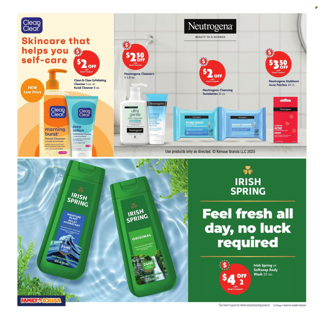 Family Dollar ad - 07/13/2025 - 07/19/2025. Page 7