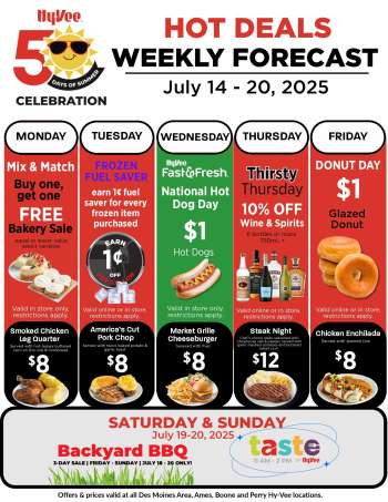 Hy-Vee Flyer - 07/14/2025 - 07/20/2025.