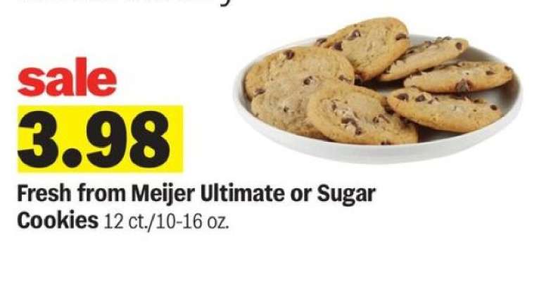 Fresh from Meijer Ultimate or Sugar Cookies