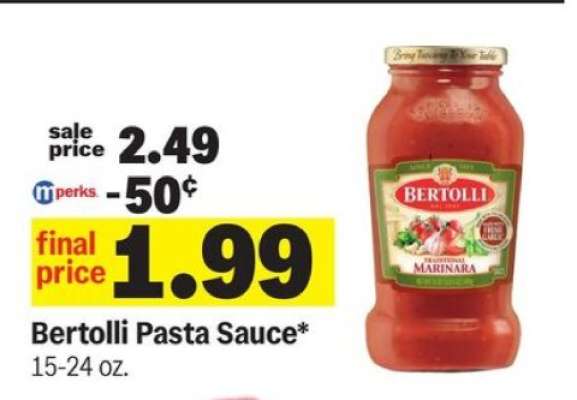 Bertolli Pasta Sauce
