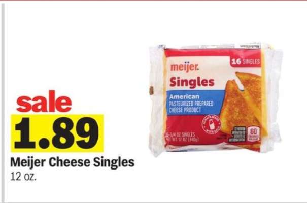 Meijer Cheese Singles