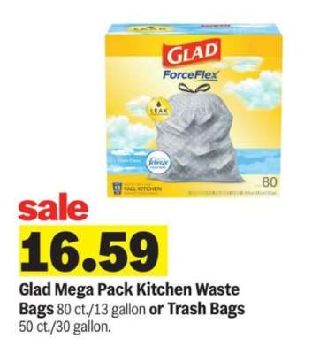 Glad Mega Pack Kitchen Waste Bags