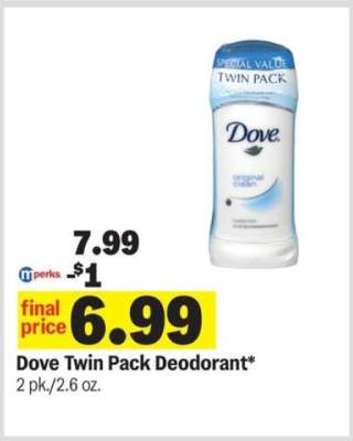 Dove Twin Pack Deodorant