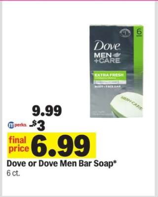 Dove or Dove Men Bar Soap*