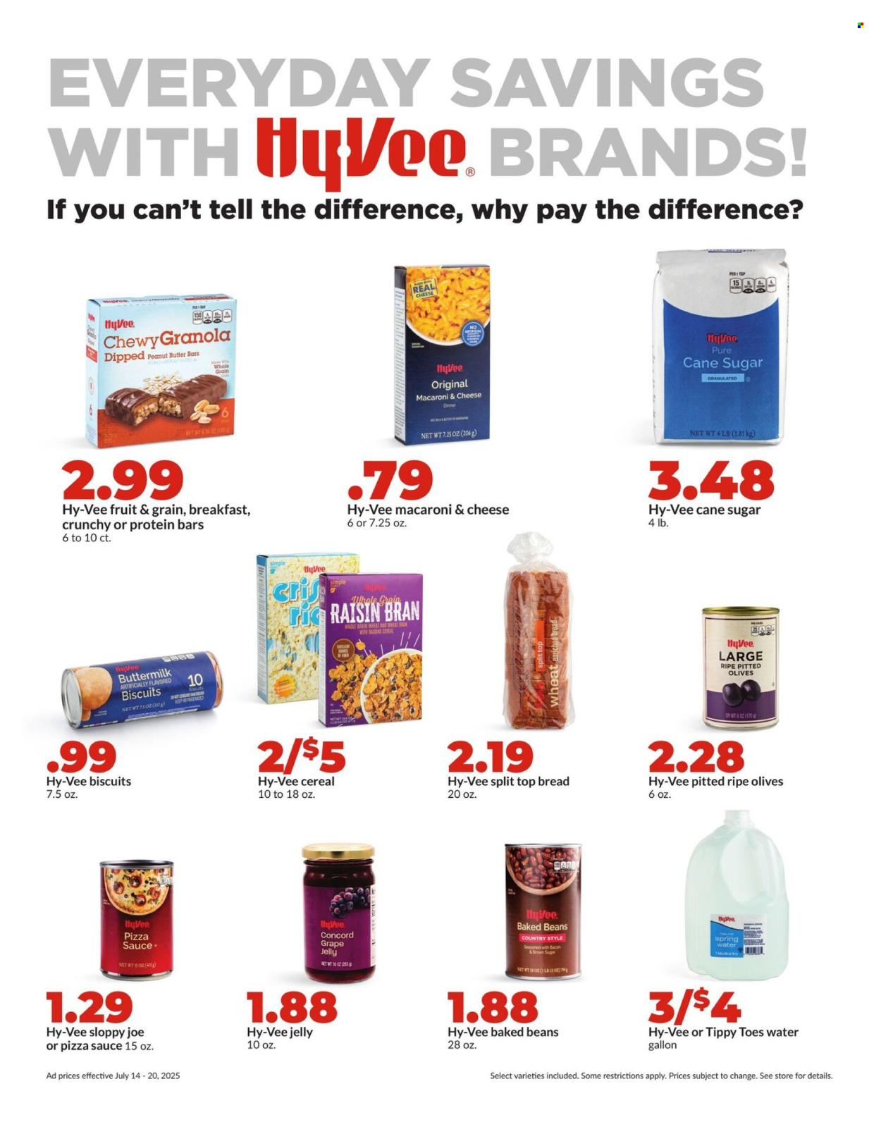 Hy-Vee ad - 07/14/2025 - 07/20/2025. Page 16