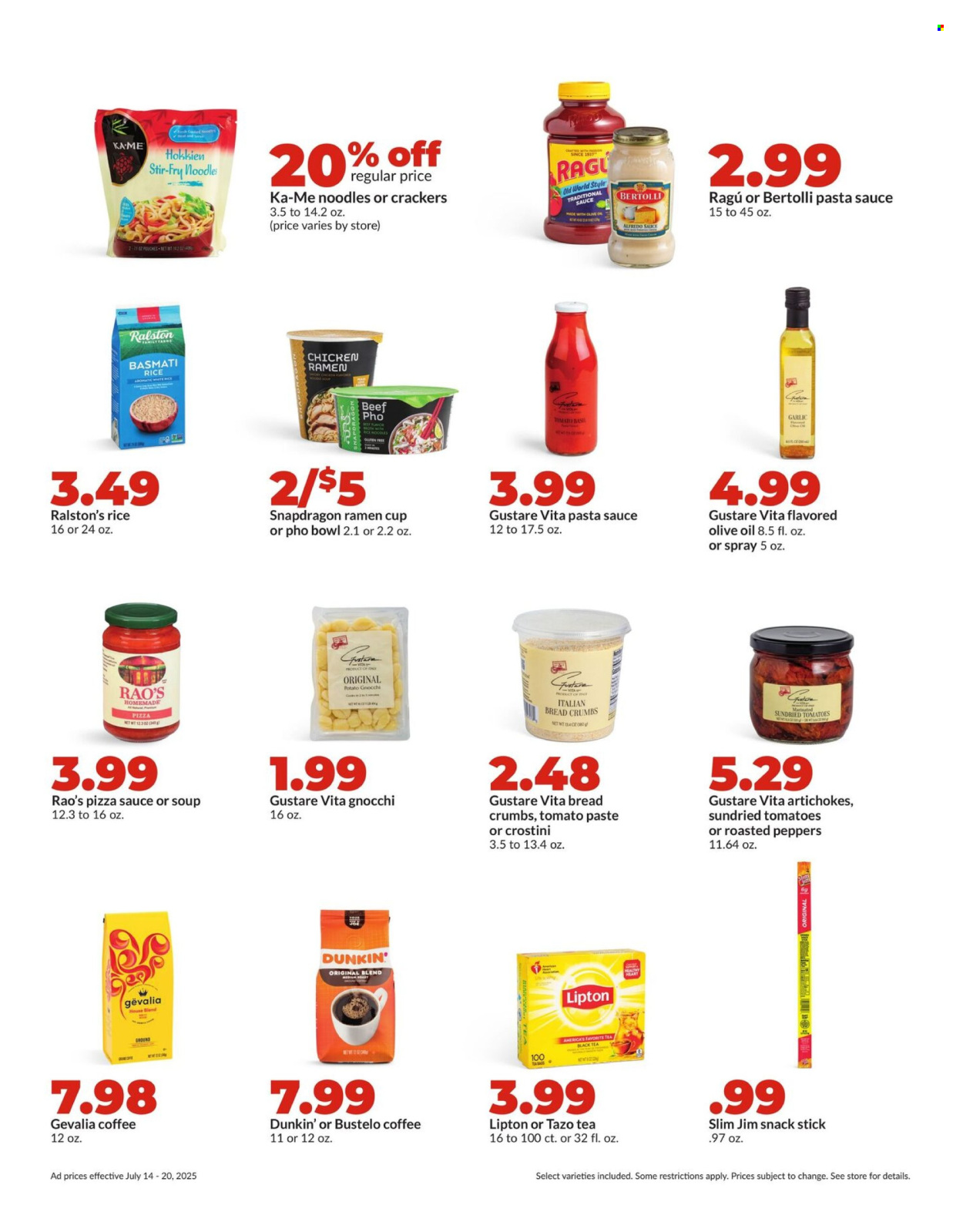 Hy-Vee ad - 07/14/2025 - 07/20/2025. Page 20