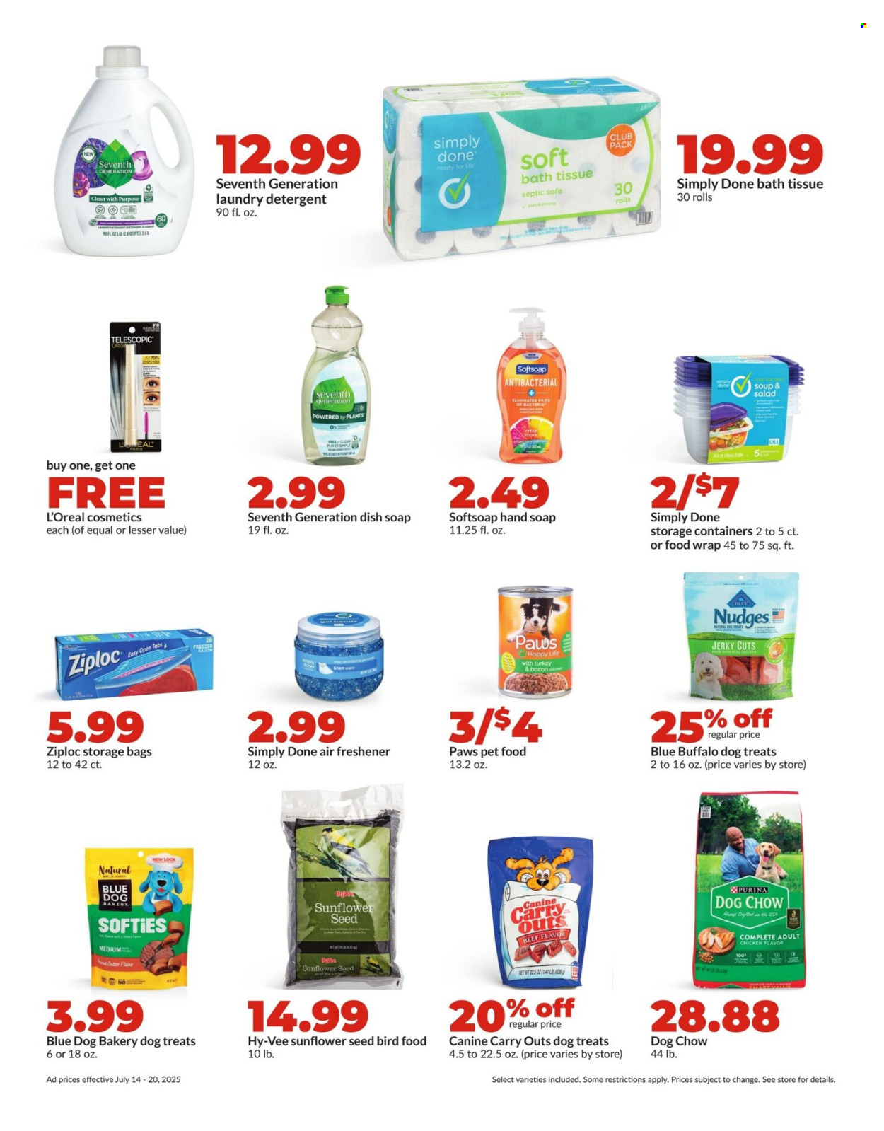 Hy-Vee ad - 07/14/2025 - 07/20/2025. Page 29