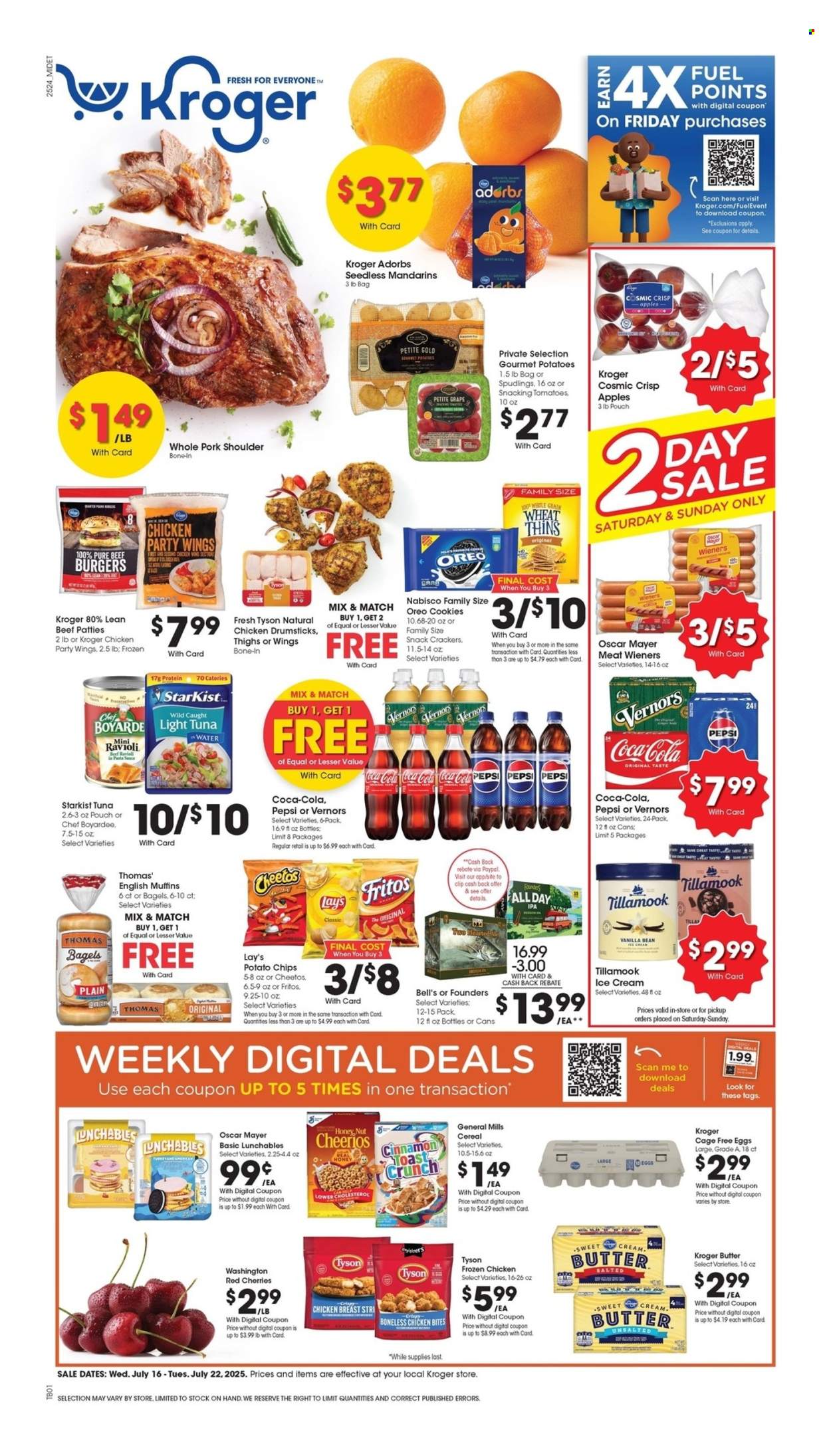 Kroger ad - 07/16/2025 - 07/22/2025. Page 1